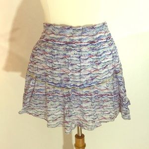 Free people high waisted mini skirt